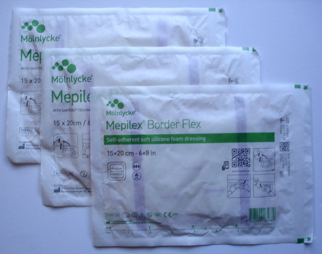 Mepilex Border Self Adherent Soft Silicone Foam Dressing